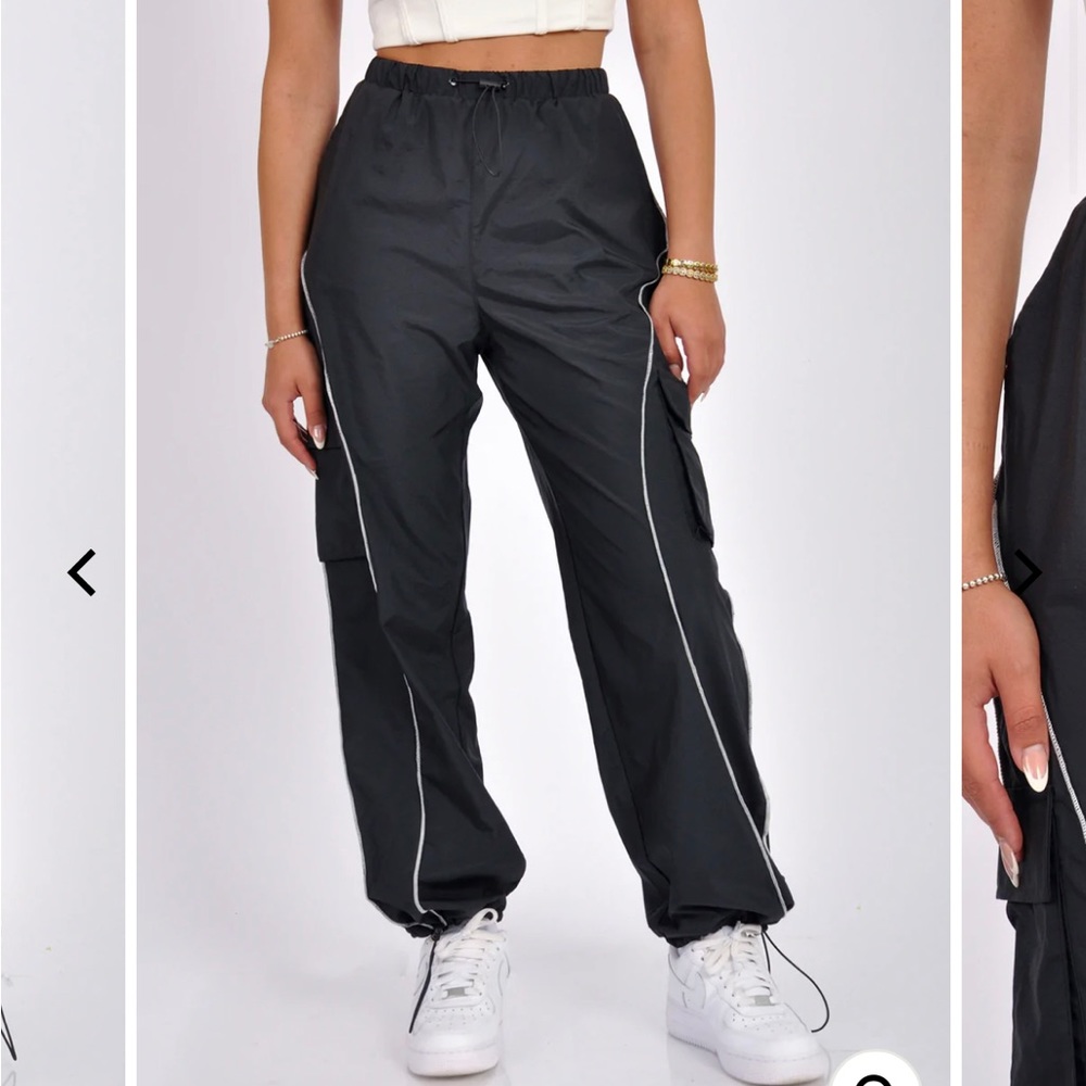 NWT Nylon Parachute Cargo Pants